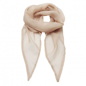 'COLOURS COLLECTION' PLAIN CHIFFON SCARF, Natural (Scarf)