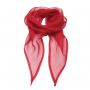 'COLOURS COLLECTION' PLAIN CHIFFON SCARF, Red