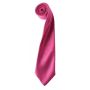 'COLOURS COLLECTION' SATIN TIE, Hot Pink