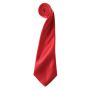 'COLOURS COLLECTION' SATIN TIE, Red