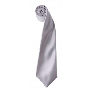 'COLOURS COLLECTION' SATIN TIE, Silver (Scarf)