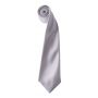 'COLOURS COLLECTION' SATIN TIE, Silver