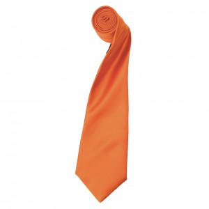 'COLOURS COLLECTION' SATIN TIE, Terracotta (Scarf)