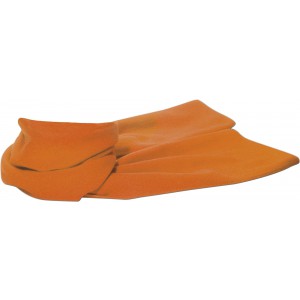 Polyester fleece (200 gr/m2) scarf Maddison, orange (Scarf)