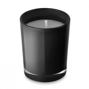 Scented candle in glass, Black (Candles)