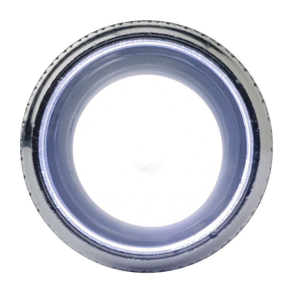 LED-Lampe aus Metall Audrey, Schwarz (Schlüsselanhänger)