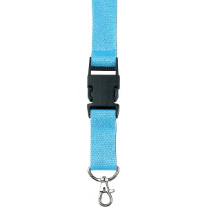 Lanyard aus Polyester Bobbi, Hellblau