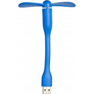 USB-Ventilator 'Mini' aus PVC, Hellblau