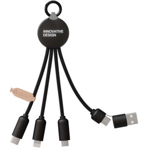 SCX.design C14 15W 5-in-1 charging cable, Solid black <font size=1>[ENG]</font>