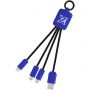 SCX.design C15 quatro light-up cable, Blue