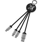 SCX.design C16 Kabel mit Leuchtlogo, schwarz, weiss (2PX00290)
