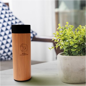 SCX.design D11 500 ml bamboo smart bottle, Wood (Thermos)