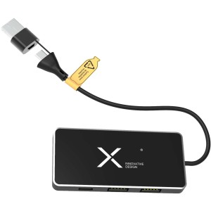 SCX.design H20 8-in-1 USB hub with dual input and 6-ports, S (Powerbanks)