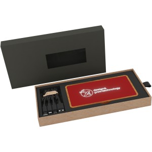 SCX.design P36 5000 mAh kabellose Powerbank mit Leuchtlogo, 