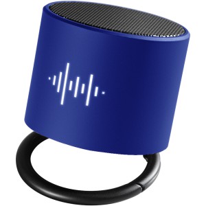 SCX.design S26 Lautsprecher Ring mit Leuchtlogo, Reflex blue