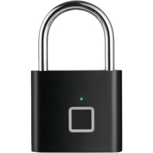 SCX.design T11 smart fingerprint padlock, Solid black <font size=1>[ENG]</font>