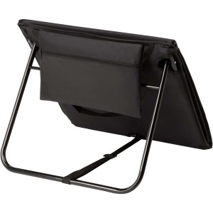 Serene beach lounger, Solid black (Strandartikel)