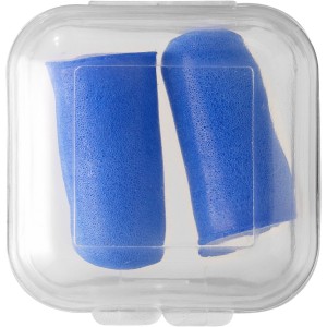 Serenity earplugs with travel case, Royal blue (Travel items)