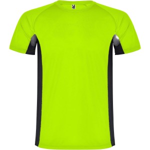Shanghai short sleeve men's sports t-shirt, Fluor Green, Solid black <font size=1>[ENG]</font>