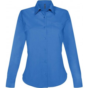 JESSICA > LADIES' LONG-SLEEVED SHIRT, Light Royal Blue (shirt)