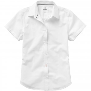 Manitoba short sleeve ladies shirt, White (shirt)