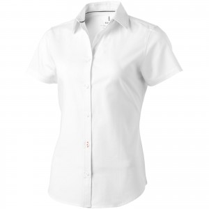 Manitoba short sleeve ladies shirt, White (shirt)