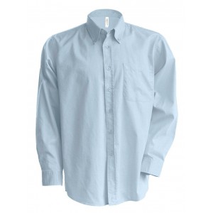 MEN'S LONG-SLEEVED OXFORD SHIRT, Oxford Blue (shirt)