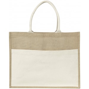 Jute bag Livvie, natural (cotton bag)