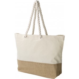 Cotton (280 g/m2) shopping bag Diego, khaki (Shopping bags)