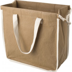 Kraft paper shopping bag Emery, brown (Shopping bags)