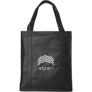 Liberty non-woven tote bag, solid black (Shopping bags)