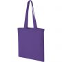 Madras 140 g/m2 cotton tote bag, Lavender