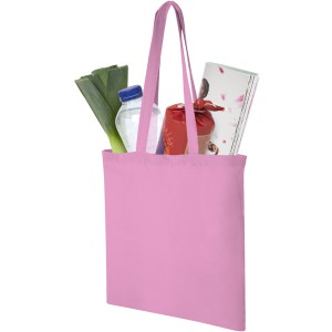 Madras 140 g/m2 cotton tote bag, Pink (cotton bag)