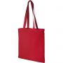 Madras 140 g/m2 cotton tote bag, Red