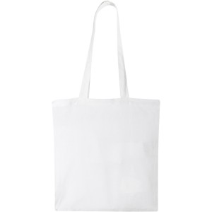Madras 140 g/m2 cotton tote bag, White (cotton bag)