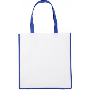Nonwoven (80 gr/m2) bag Avi, cobalt blue (Shopping bags)