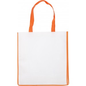 Nonwoven (80 gr/m2) bag Avi, orange (Shopping bags)