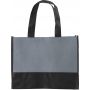 Nonwoven (80 gr/m2) shopping bag Brenda, grey