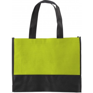 Nonwoven (80 gr/m2) shopping bag Brenda, lime (Shopping bags)