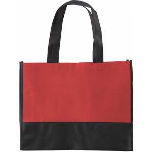 Nonwoven (80 gr/m2) shopping bag Brenda, red (Shopping bags)