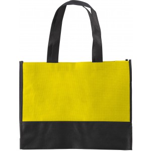 Nonwoven (80 gr/m2) shopping bag Brenda, yellow (Shopping bags)