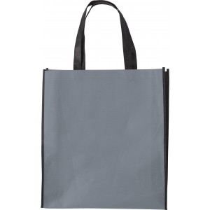 Nonwoven (80 gr/m2) shopping bag Kent, grey (Shopping bags)