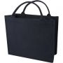 Page 500 g/m2 recycled book tote bag, Navy