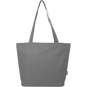 Panama GRS recycled zippered tote bag 20L, Grey (Shopping bags)