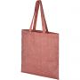 Pheebs 150 g/m2 recycled cotton tote bag, Red