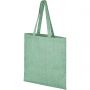 Pheebs 150 g/m2 recycled tote bag 7L, Heather green