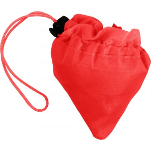 Polyester (210D) shopping bag Billie, red (Shopping bags)