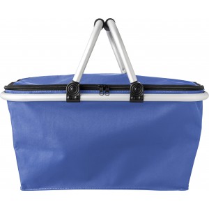 Polyester (320-330 gr/m2) shopping basket. Cassian, cobalt b (Shopping bags)