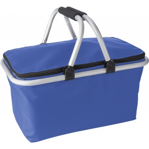 Polyester (320-330 gr/m2) shopping basket. Cassian, cobalt b (Shopping bags)