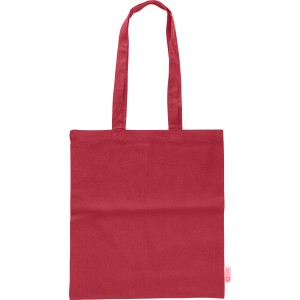 Recycled cotton shopping bag (120 gsm) Elara, Red (Shopping bags)
